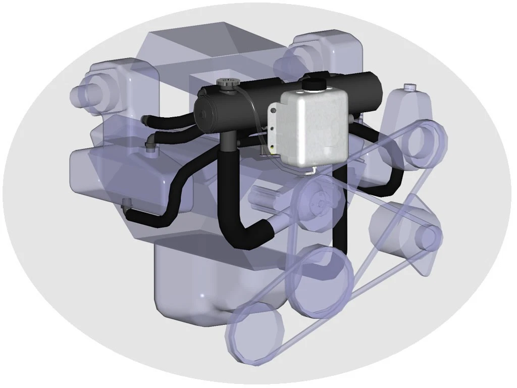 Fresh Water System for Mercruiser SBC Marine Engines. Fits years 1982-1998. Full